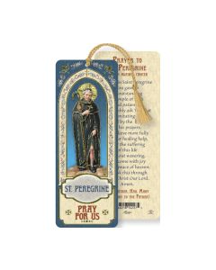 Saint Peregrine Laminated Bookmark