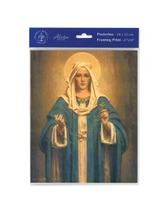 8" x 10" Chambers: Our Lady of the Rosary Print  (sold in inc. of 3)
