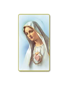 Immaculate Heart of Mary Holy Card