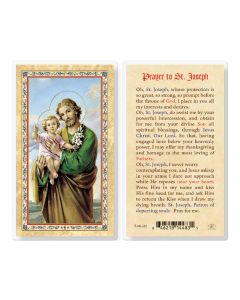 St. Joseph - 50Th Year Our Lord Laminated Holy Card. Inc. of 25