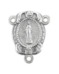 Scrolled Edge Miraculous Medal Centerpiece