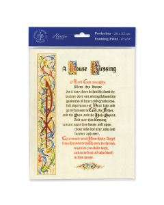 8" x 10" House Blessing Print (sold in inc. of 3)