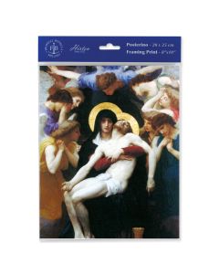 8" x 10" Bouguereau: Pieta Print (sold in inc. of 3)