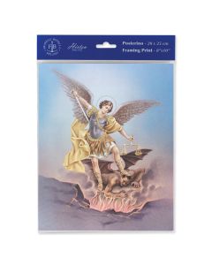 8" x 10" Saint Michael Print (sold in inc. of 3)