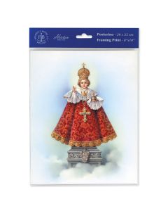 8" x 10" Infant of Prague Print  (sold in inc. of 3)