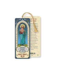 Sacred Heart of Jesus Laminated Bookmark