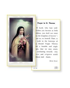 Saint Theresa Holy Card 