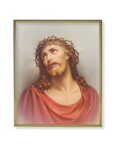 8" x 10" Gold Plaque Frame with an Ecce Homo Print