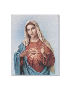 8" x 10" Immaculate Heart of Mary Canvas Print