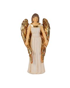 4" Cold Cast Resin Hand Painted Statue of Guardian Angel in a Deluxe Window Box-P65