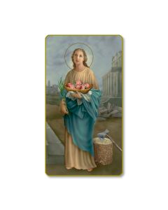 Saint Dorothy Holy Card