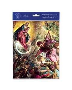 8" x 10" Battle of of Archangel St. Michael Print (sold in inc. of 3)