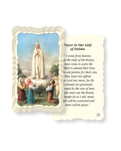 Our Lady of Fatima Holy Card