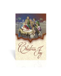 Drummer Boy and Bethlehem with a Shepherd Christmas Greeting Cards Boxed