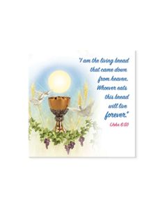 4" x 4" Holy Communion Hanging Ceramic Tile