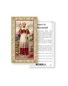 Prayer to Saint Raymond Holy Card