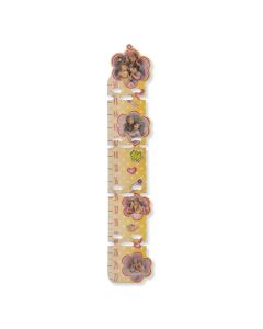 Wood Girls Wall Mountable Puzzle Piece Growth Chart