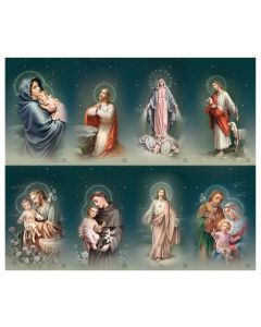 Stella One Eight-Up Micro Perforated Holy Cards