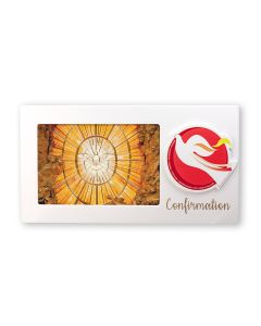 6" x 4" MDF Holy Spirit Confirmation Photo Frame with Gold Foil Sticker