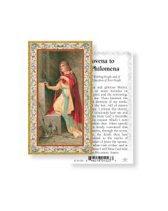 Saint Philomena Holy Card
