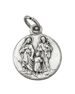 15mm Round Holy Family Medal