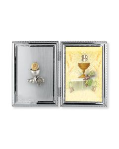 5" x 7" Standing Communion Chalice and Grapes Photo Frame-P65