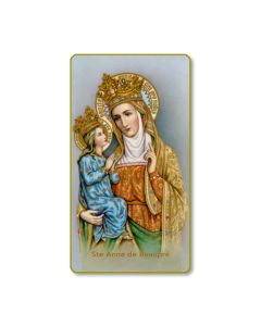 Saint Anne DeBeaupre Holy Card