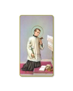 Saint Aloysius Gonzaga Holy Card