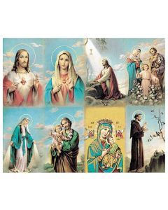 100 Series Assorted Eight-Up Micro Perforated Holy Cards