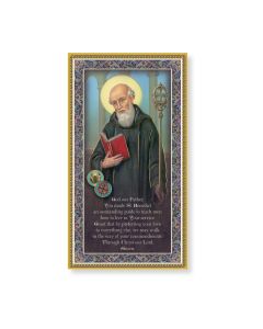 Saint Benedict Plaque with Prayer
