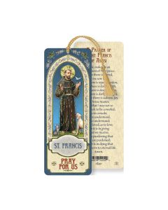 Saint Francis Laminated Bookmark