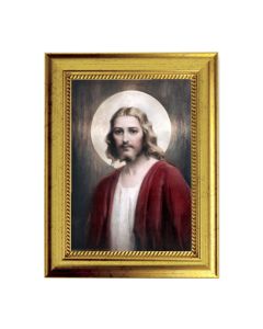 6 3/4" X 8 3/4" Gold Leaf Finish Frame with 5" X 7" Confide In Me Textured Art