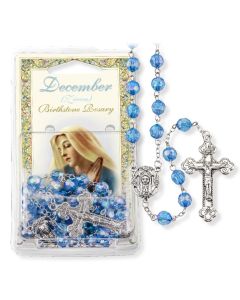 December Zircon Birthstone Rosary-P65