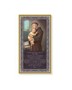 Saint Anthony Plaque with Prayer