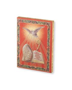 3" x 4" Confirmation Small Gold Embossed Plaque