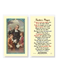 Teacher's Prayer Holy Card
