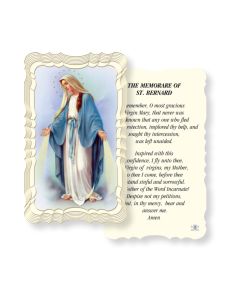 Memorare Of St Bernard Holy Card