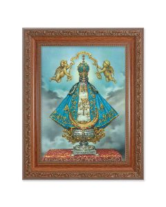 8.25" x 10.25" Ornate Wood Frame with a 6" x 8" Virgen de San Juan Print