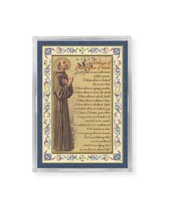 Saint Francis Peace Prayer Magnetic-Easel Frame