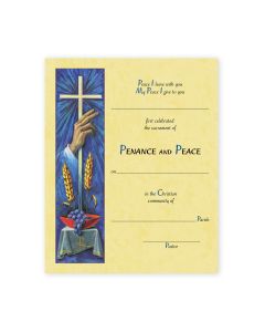 8" x 10" Penance and Peace Certificates