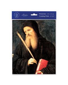 8" x 10" Perugino: St. Benedict Print  (sold in Inc. of 3)