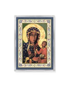 Our Lady of Czestochowa with Angels Magnetic-Easel Frame