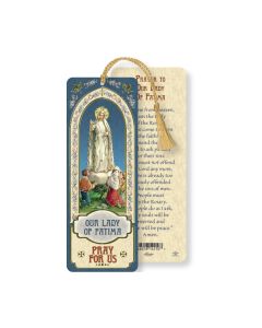 Our Lady of Fatima Laminated Bookmark