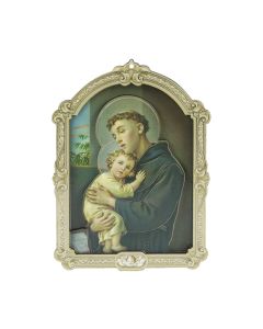 5" Cathedral 3D Plaque Saint Anthony