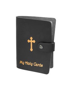 Black Leatherette Card Holder Album for 40 Cards-P65