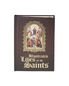 4 3/4" x 6 3/4" Illustrated Lives of the Saints Book