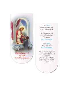 Communion Boy Magnetic Bookmark