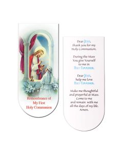 Communion Girl Magnetic Bookmark