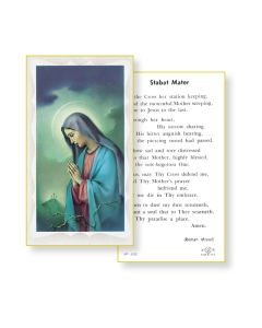 Mother of Sorrows Stabat Mater Holy Card 