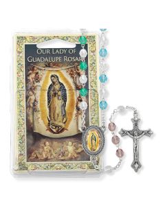 Multicolored Beads Pro Life - Our Lady of Guadalupe Specialty Rosary Boxed
